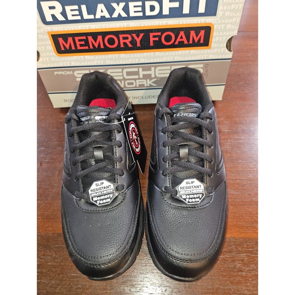 Woman's 7.5 Sneakers & Athletic Shoes SKECHERS Work Nampa Wyola Slip Resistant - Picture 2 of 9